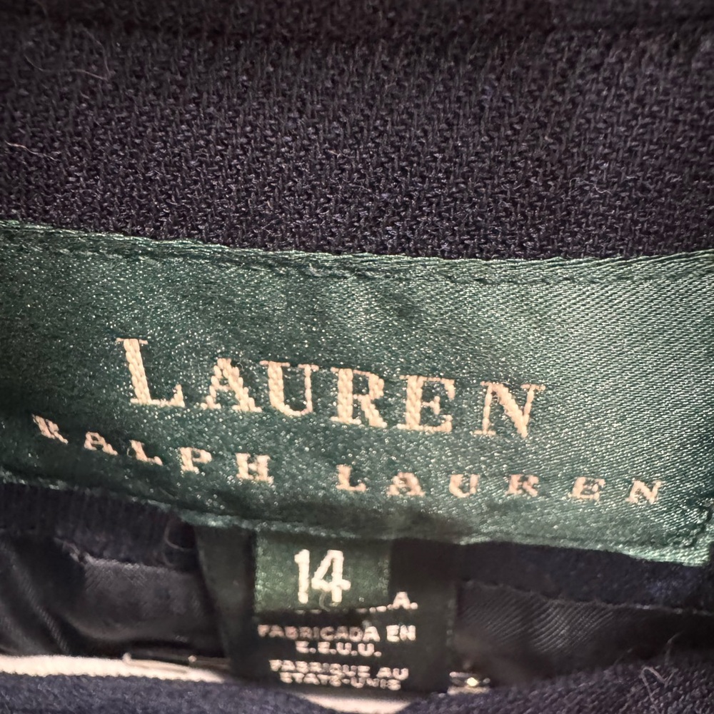 Ralph Lauren Classic Navy Blazer with Gold Accents - Picture 3 of 7